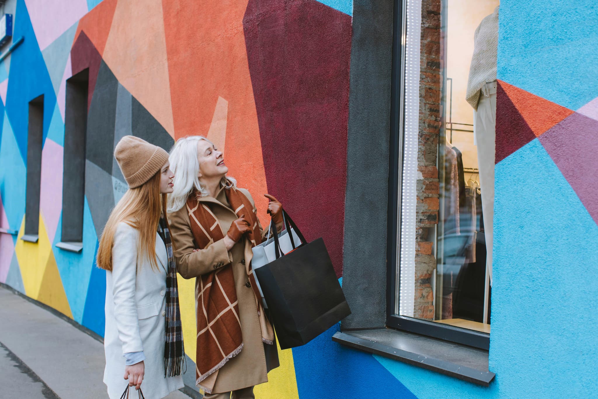 ladies at window